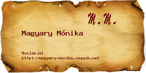 Magyary Mónika névjegykártya
